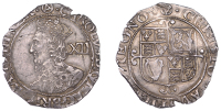 Charles I (1625-1649), Tower mint, Shilling, Gp G [North Gp F, type 4.4], sixth bust, mm. triangle-in-circle,...