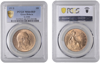 Edward VII (1901-1910), Penny, 1910 (F 170; BMC 2219; S 3990). Lustrous, good extremely fine [Graded by PCGS as MS...