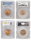 Edward VII, Halfpence (2), 1902, 1903 (F 381, 382; S 3991) [2]. Both lustrous, good extremely fine [Graded by PCGS...