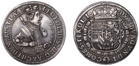 Austria, Leopold V, Thaler, 1632, Hall, 28.47g/12h (Dav. 3338; KM 629.2). Possibly once mounted but since...