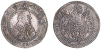 Germany, Brunswick-Lüneburg, Friedrich von Celle, Thaler, 1638, Clausthal, 28.89g/12h (Dav. 6492; KM 146.1). A...