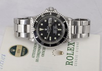 Rolex. A stainless steel automatic wristwatch with date, Ref. 1680, No. 5151156, Submariner, circa 1977.
Movement:...