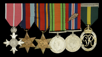 A Second War M.B.E. group of six awarded to Lieutenant-Colonel W. J. Higson, Royal Welsh Fusiliers, who was also...