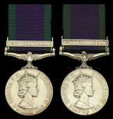 General Service 1962-2007, 1 clasp, Northern Ireland (2) (23892906 Pte. R. Bowes QLR.; 24368982 Fus B Rance RWF)...
