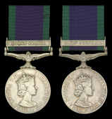General Service 1962-2007, 1 clasp, South Arabia (S 4194272 SAC. D. Moore. R.A.F.); 1 clasp, Malay Peninsula (070234...