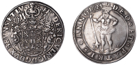 Germany, Brunswick-Wolfenbüttel, Friedrich Ulrich, Thaler, 1624hl, wildman type, Zellerfeld or Goslar mint,...