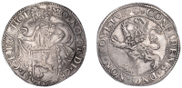 Netherlands, HOLLAND, Leeuwendaalder or Thaler, 1589, Dordrecht, 26.73g/10h (Delmonte 831; Dav. 8838). Better than...