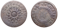 United States of America, ‘Nova Constellatio’ Halfpenny, 1785, small date (KM EA9). Fine, rare	 £150-£200