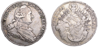 Germany, Bavaria, Karl Theodore, Konventionstaler, 1778, Munich (Dav. 1964; KM 563.1). Some adjustment marks, good...