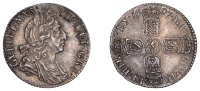 William III (1694-1702), Sixpence, 1697, third bust, large crowns, later harp (ESC 1233; S 3538). Better than...
