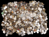 British and World coins, tokens, etc, all base metal, 18th-21st centuries (a quantity), wt. 6.47kg [Lot]. Varied...