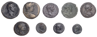 Trajan (98-117), As, 112-4, laureate bust right, drapery on left shoulder, rev. River god reclining left on rocks...