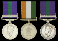 Pair: Rifleman Balbahadur Thapa, 2nd Gurkha Rifles
General Service 1918-62, 1 clasp, Malaya, G.VI.R. (21133213 Rfn....