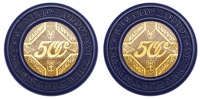 Danzig, Casino Zoppot, 500 Gulden, c. 1932, a galalith casino chip, 47mm (Menz. 2691.7). As made, very rare	 £240-£300