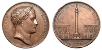 France, Napoleon I, Column of the Grand Army, 1805, a bronze medal by Andrieu and Brenet, 41mm (Br. 463; Julius...