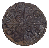 Kings of Mercia, Offa (757-796), Penny, Light coinage, Canterbury, Peohtweald, o ff ·a·r ex in angles of long...