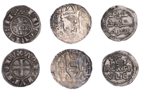 Anglo-Gallic, Edward I as King (1272-1307), Obole au léopard, Bordeaux, diagonal e in first quarter, reads bvrd,...
