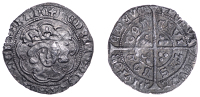 Henry VI (Restored, 1470-1471), Groat, London, mm. Restoration cross on obv., lis on rev., trefoils above crown,...