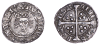 Henry VI (First reign, 1422-1461), Annulet Issue, Penny, London, mm. pierced cross, reads henricvs rex anglie, no...