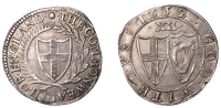 Commonwealth (1649-1660), Shilling, 1652, mm. sun on obv. only, no stop after the, 5.85g/1h (ESC 108 var; N 2724; S...