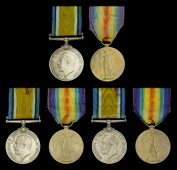 Family Group:

Pair: Private D. W. Moon, Welsh Regiment, who was captured and taken Prisoner of War in March 1918...