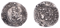 Charles I (1625-1649), Tower mint, Halfgroat, Gp G, type 3a7, mm. sun [1645-6], 0.77g/9h (SCBI Brooker 690; N 2860;...