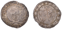 Commonwealth (1649-1660), Shilling, 1653, mm. sun on obv. only, 5.78g/3h (ESC 124; N 2724; S 3217). Edge a trifle...
