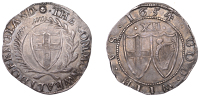 Commonwealth (1649-1660), Shilling, 1654, mm. sun on obv. only, 6.03g/6h (ESC 137; N 2724; S 3217). Edge a trifle...