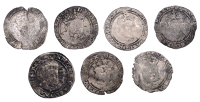 Henry VIII, Posthumous coinage, Groat, Bristol, mm. tc monogram on rev. only, Bristol bust 2, Lombardic letters, lis...