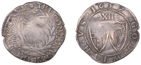 Commonwealth (1649-1660), Shilling, 1657, mm. sun on obv. only, 5.70g/12h (ESC 158; N 2724; S 3217). Fair, an...