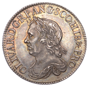 Oliver Cromwell, Shilling, 1658, 6.03g/6h (Lessen J28; ESC 254; N 2747; S 3228). Brilliant and practically mint...