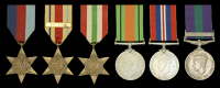 Six: Sapper Birsing Thapa, Gurkha Engineers

1939-45 Star; Africa Star, 1 copy clasp, 8th Army; Italy Star;...