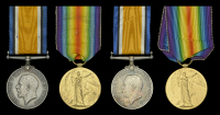 Pair: Private W. J. Bellis, Denbighshire Yeomanry, later Royal Welsh Fusiliers
British War and Victory Medals (633...