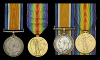 Pair: Private J. E. Gledhill, Cheshire Yeomanry, later King’s Shropshire Light Infantry, who returned home to...
