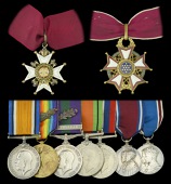A good Second World War C.B. group of nine awarded to Air Vice Marshal R. P. Willock, Royal Air Force, late...