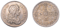 Charles II (1660-1685), Milled coinage, Shilling, 1672, second bust, harp with 5 strings, 5.90g/6h (ESC 521; S...
