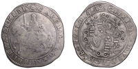 Charles I (1625-1649), Exeter mint, Crown, 1644, mm. rose, reads 16644 in date, 28.86g/6h (Besly C15; SCBI Brooker...