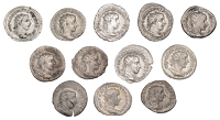 Gordian III (238-244), Antoniniani (3), 238-9, radiate, draped and cuirassed bust right, rev. Jupiter, nude except...