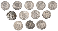 Philip I (244-249), Antoniniani (2), 244-7, radiate, draped and cuirassed bust right, rev. Fides, draped, standing...
