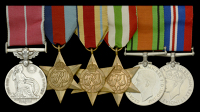 A superb Second War ‘Malta’ B.E.M. group of six awarded to Private R. J. Pierce, Devonshire Regiment, for his...