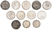 Netherlands, West Friesland, Rijksdaalder, 1598, Hoorn, 25.03g/8h (Delmonte 934); Willem III, Two-and-a-Half Gulden,...