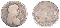 Charles II (1660-1685), Milled coinage, Shilling, 1680, second bust, 5.38g/6h (ESC 551; S 3375). Worn but extremely...