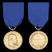 Germany, Württemberg, Military Merit Medal for Bravery and Loyalty, Wilhelm II, small gold medal, gold, minor edge...