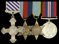 A Second War ‘Pathfinder Force’ target indicator’s D.F.C. group of four awarded to Wellington and Mosquito...