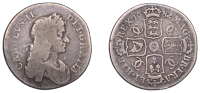 Charles II (1660-1685), Milled coinage, Shilling, 1682/1, second bust, harp with 5 strings, 5.64g/6h (ESC 556; S...