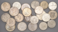 Miscellaneous, GREECE, George I, 5 Drachmai, 1876a, Paris (KM 46); HUNGARY, Franz Joseph I, 5 Korona, 1900kb,...