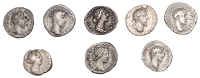 Antoninus Pius (Caesar 138), Denarius, 140-4, bare head right, rev. Juventas, draped, standing left, with right hand...