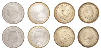 Miscellaneous, DENMARK, Frederik IX, 10 Kroner (2), 1967, Wedding of Princess Margrethe, 1968, Wedding of Princess...