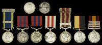 Renamed and Defective Medals (9): Punjab 1848-49, no clasp (Quarter Master Sergeant Matthew Neill 4th. Regt. N.I.)...