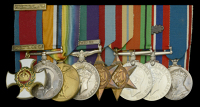 The particularly fine Second World War 1941 ‘Western Desert’ D.S.O. group of nine awarded to Brigadier J....